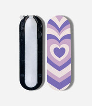 Load image into Gallery viewer, Y2K Pastel Purple Retro Hearts Pop Slider

