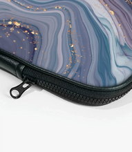 Load image into Gallery viewer, Abstract Liquid Marble Glitter Laptop Sleeve
