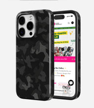 Load image into Gallery viewer, Stealth Night Camo Glossy Armoured Case
