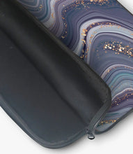 Load image into Gallery viewer, Abstract Liquid Marble Glitter Laptop Sleeve
