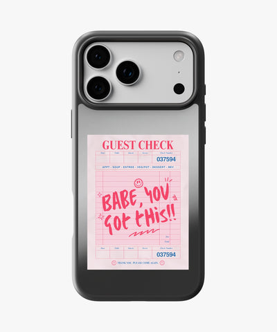 Babe Motivation Check Luxe Mirror Phone Case