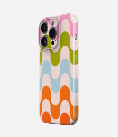 Retro Flow Glossy Hard Case