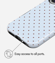 Load image into Gallery viewer, Blueberry Cocoa Dots Glossy Armoured Case
