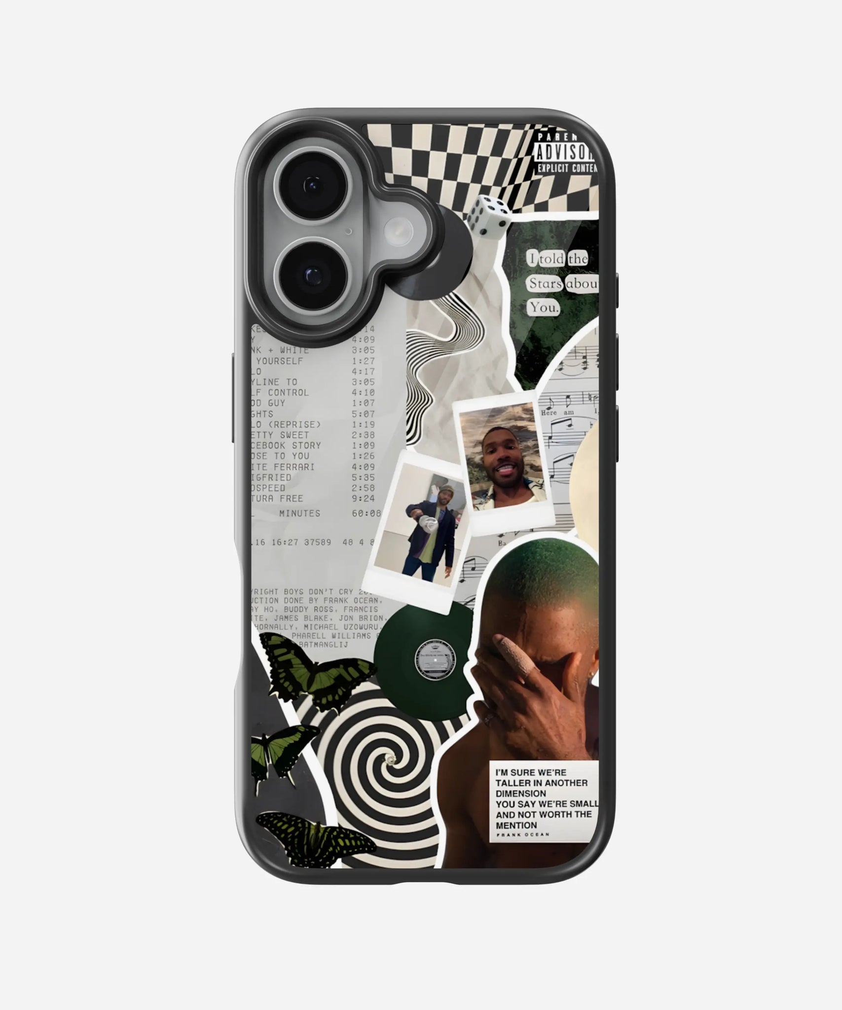 Frank Ocean Blonde Glass Case by The Case Company Frank Ocean Blonde Glass Case by The Case Company