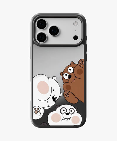 Bear Trio Luxe Mirror Phone Case
