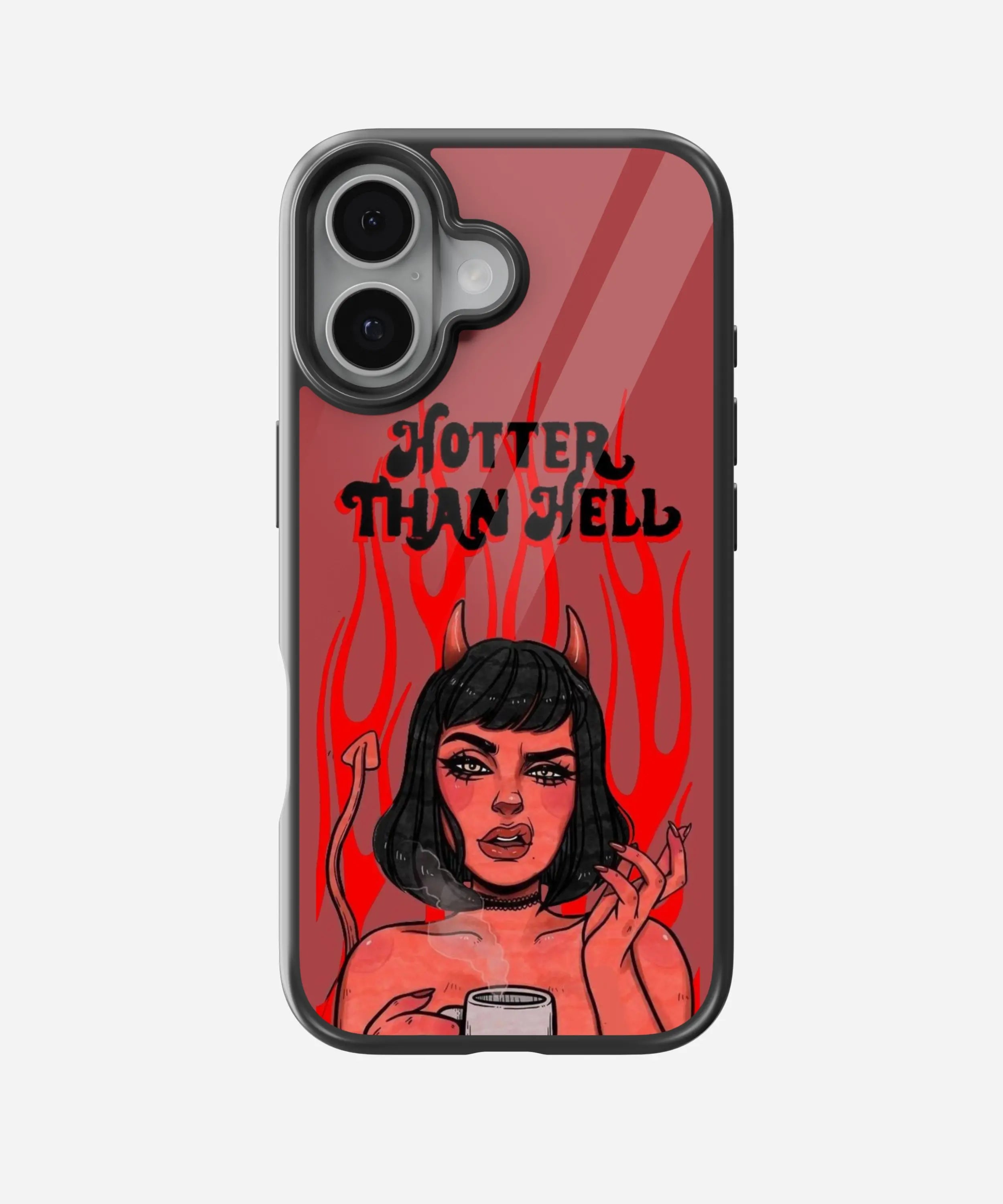 Hotter Than Hell Glass Case