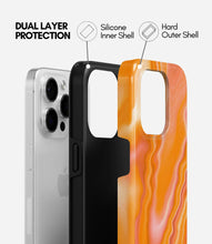 Load image into Gallery viewer, Tangerine Agate Glossy Armoured Case
