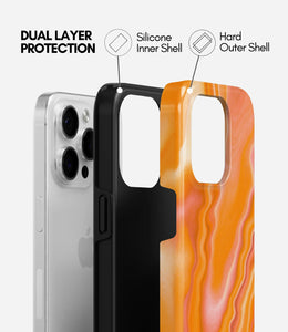 Tangerine Agate Glossy Armoured Case