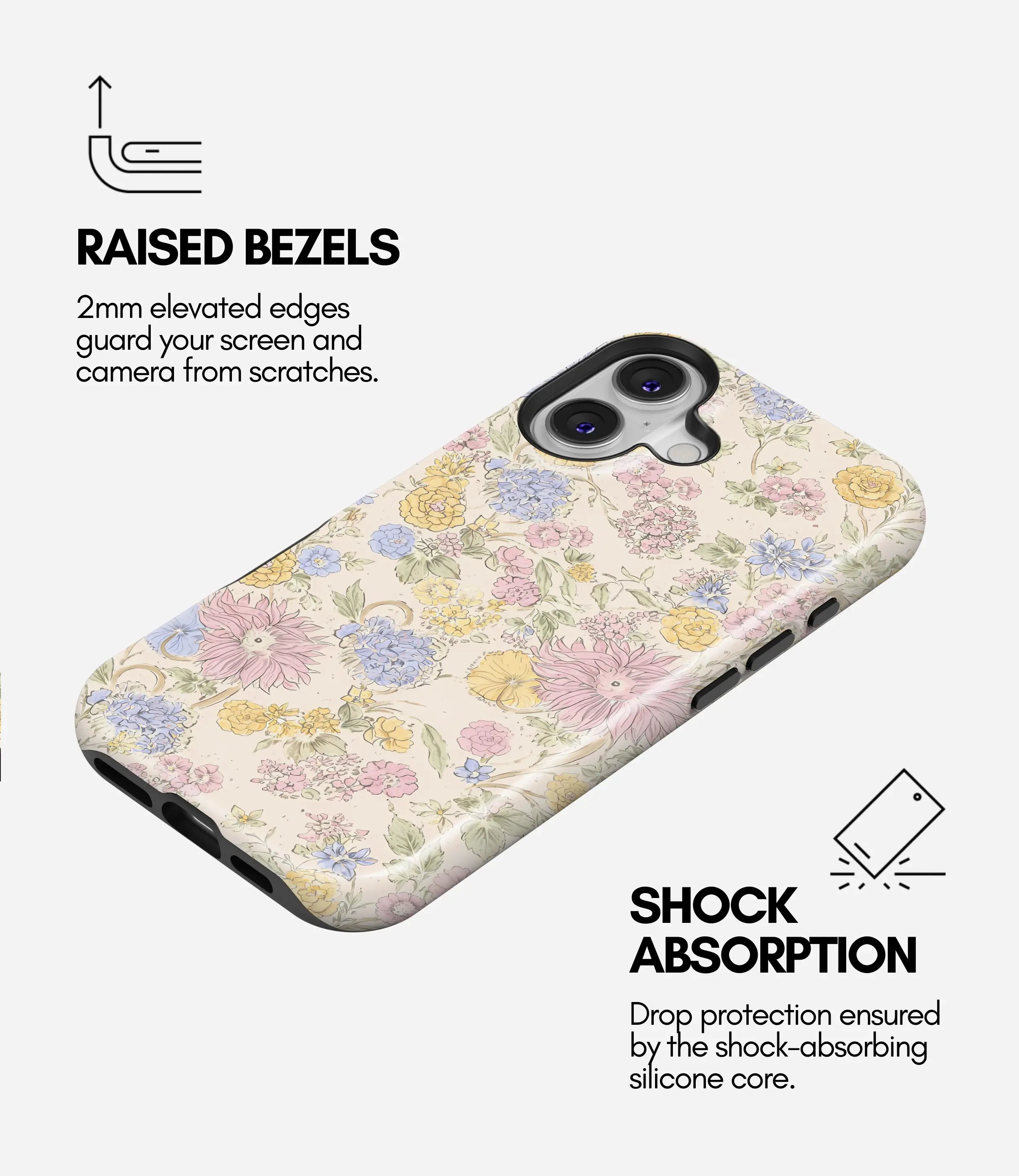 Pastel Wildflower Glossy Armoured Case