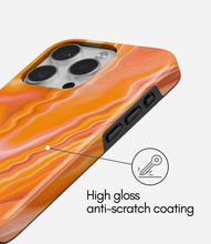 Load image into Gallery viewer, Tangerine Agate Glossy Armoured Case
