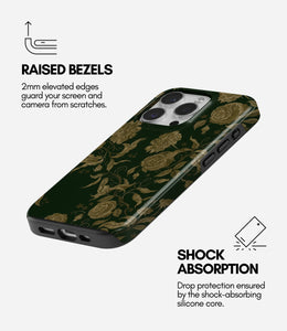 Antique Bloom Glossy Armoured Case