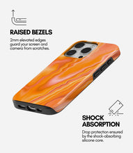 Load image into Gallery viewer, Tangerine Agate Glossy Armoured Case
