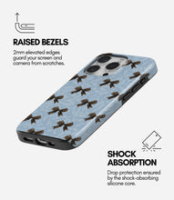 Load image into Gallery viewer, Leopard Bow Charm Glossy Armoured Case
