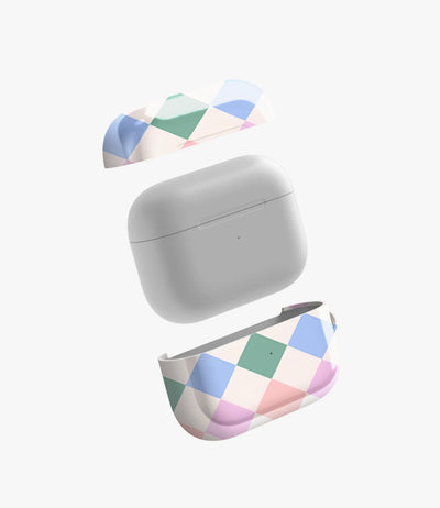 Colorful Pastel Diamond Glossy Airpod Case