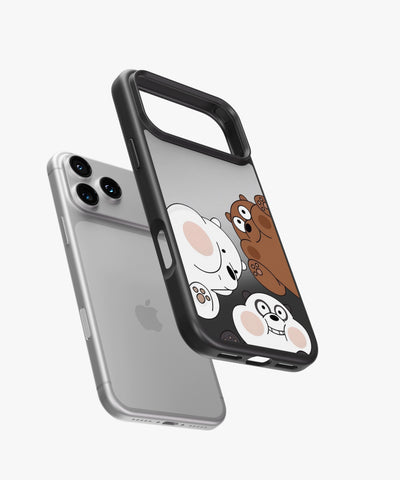 Bear Trio Luxe Mirror Phone Case