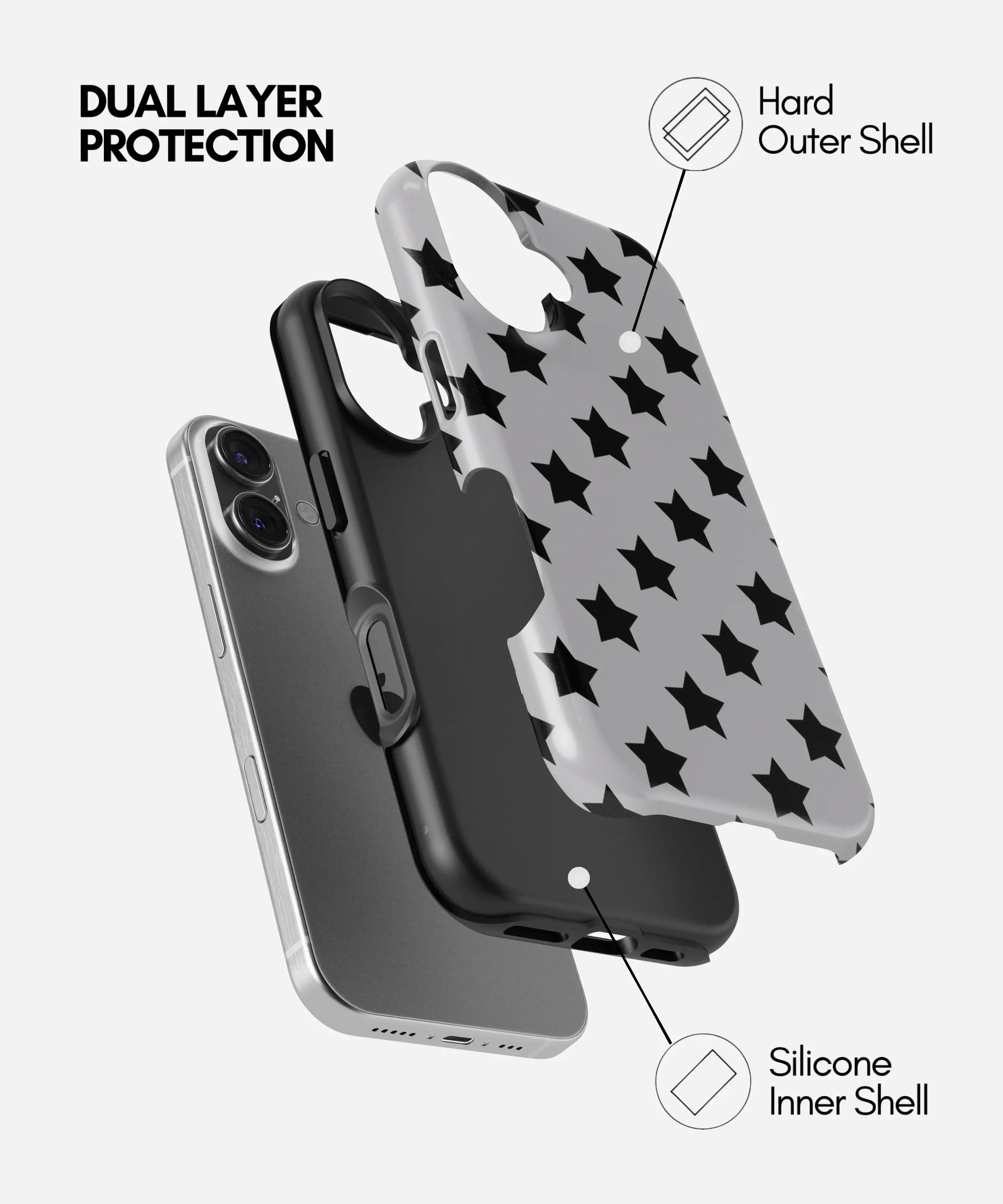 Midnight Star Glossy Armoured Case