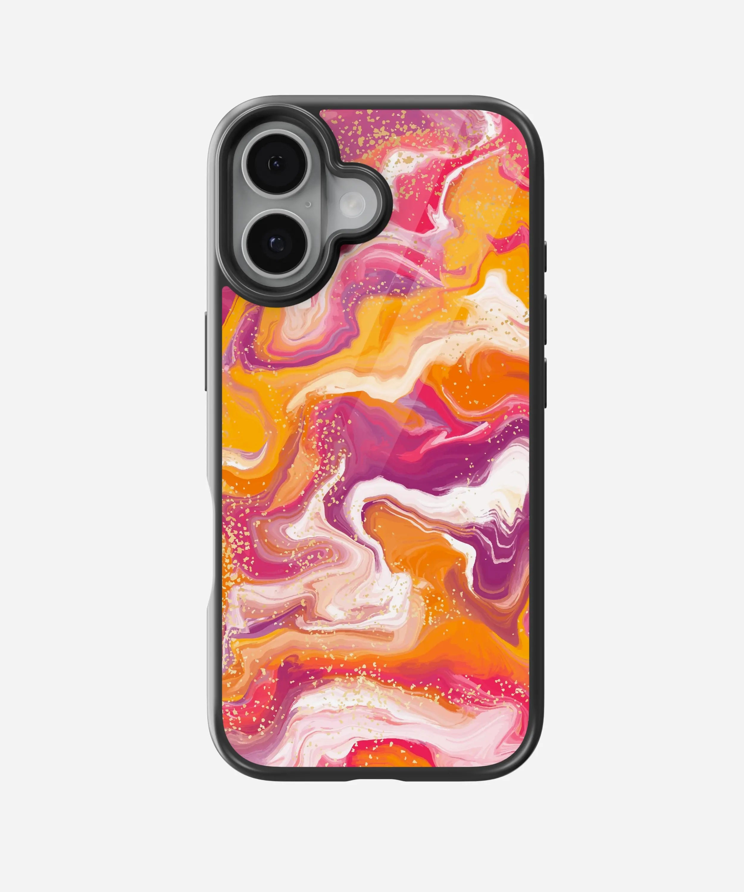 Fire Bush Marble Glass Case