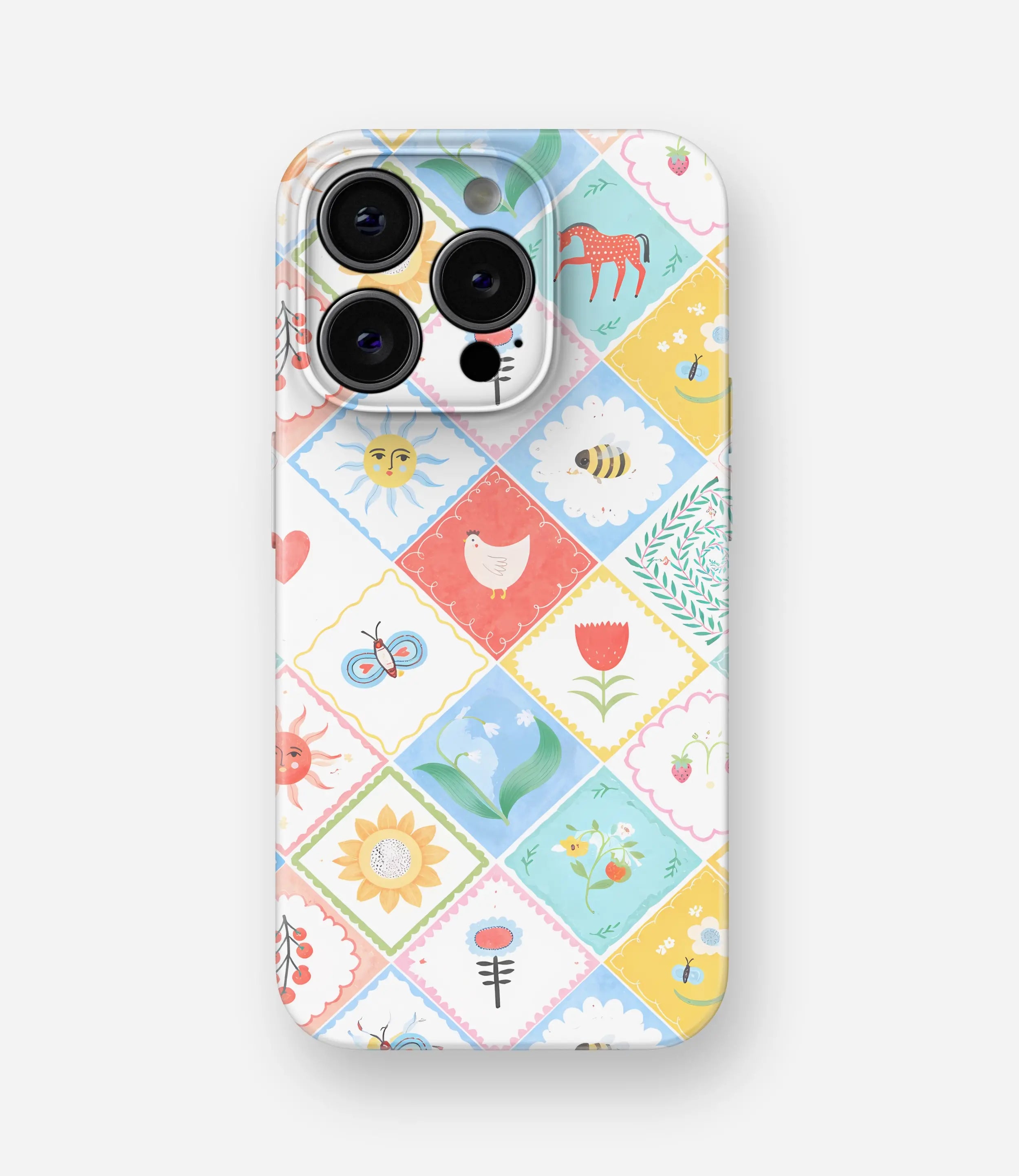 Storybook Squares Glossy Hard Case