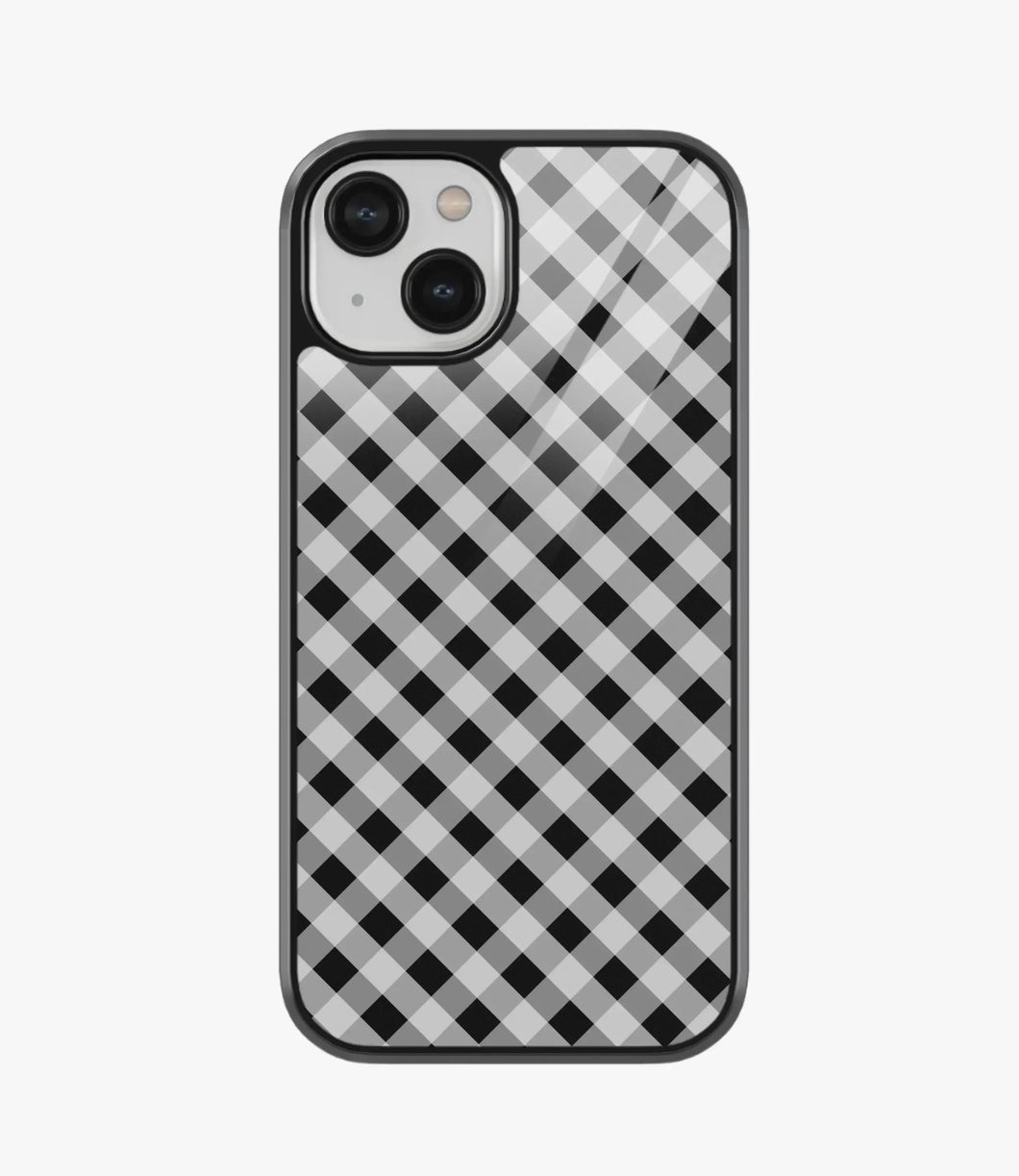 Shadow Grid Glass Case