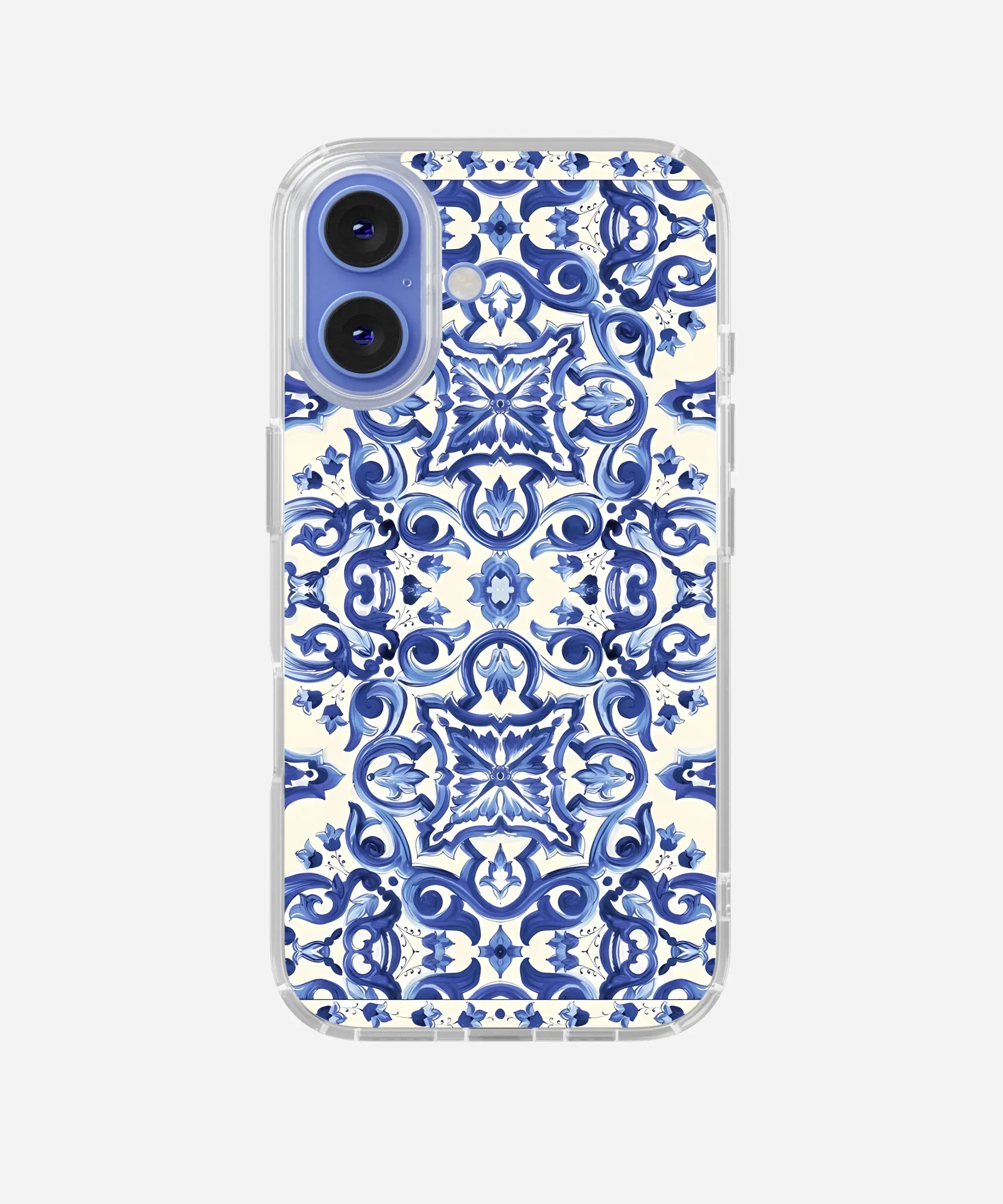 Royal Azura Clear Silicone Phone Case