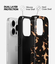 Load image into Gallery viewer, Amber Tortoiseshell Glossy Armoured Case
