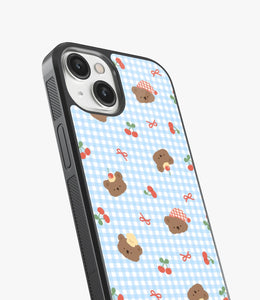 Berry Sweet Bears Glass Case