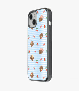 Berry Sweet Bears Glass Case