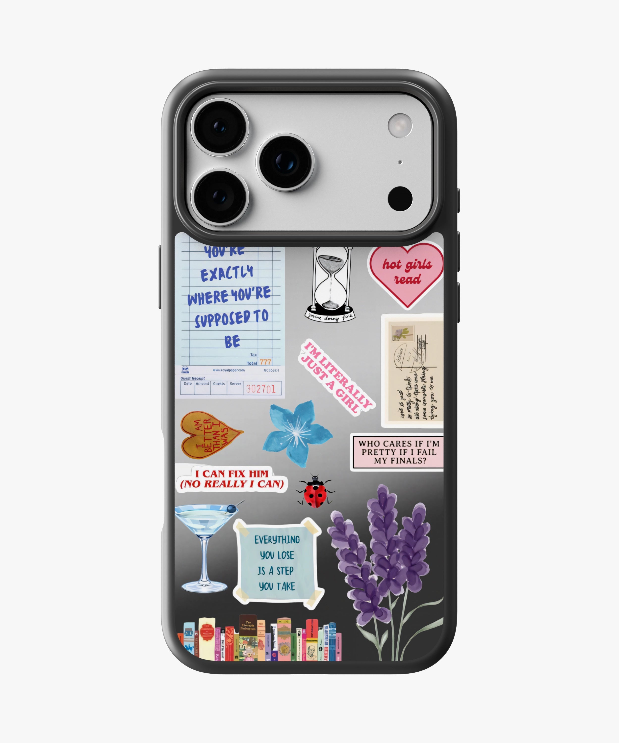 Bibliophile Energy Luxe Mirror Phone Case