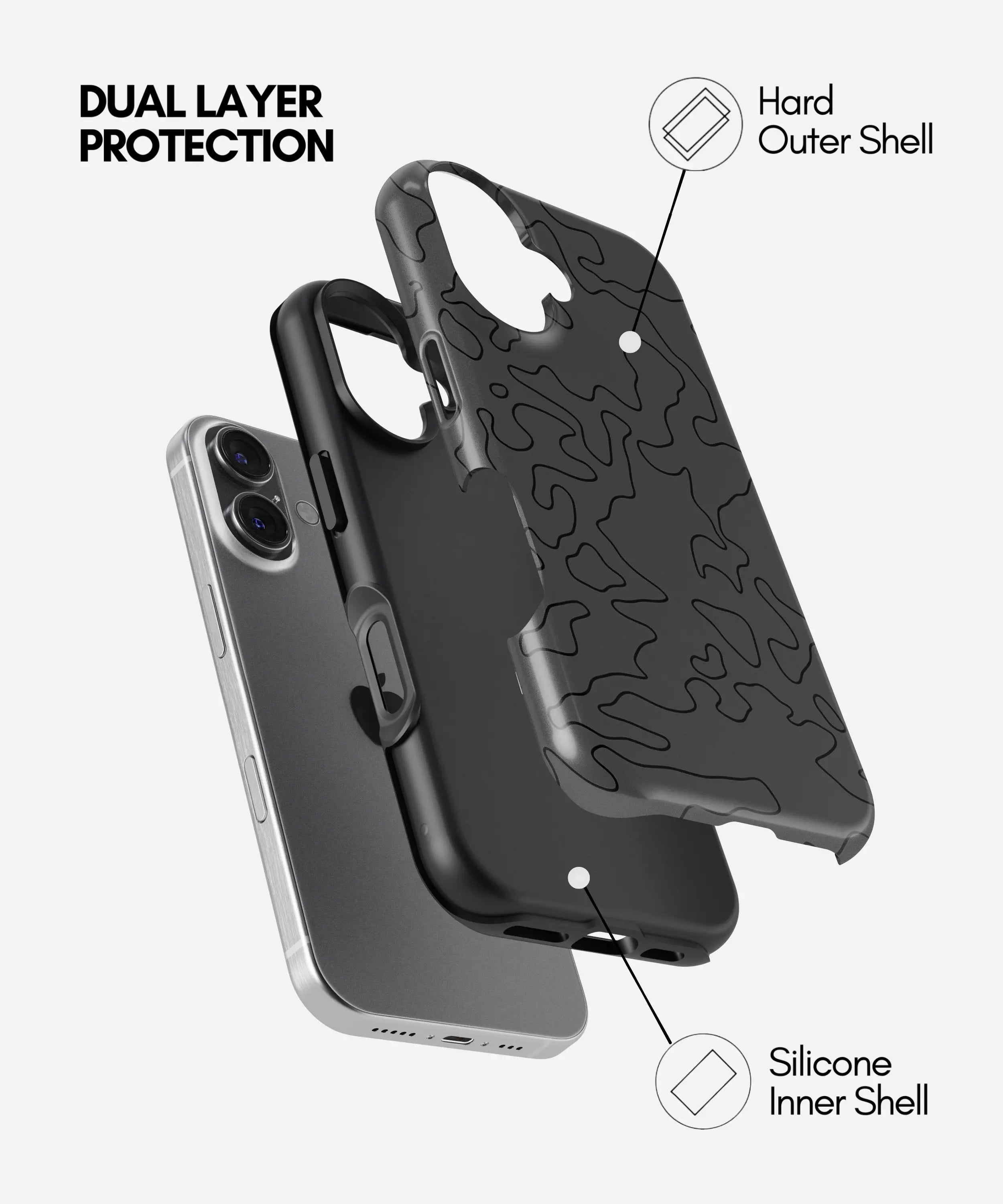 Shadow Maze Glossy Armoured Case