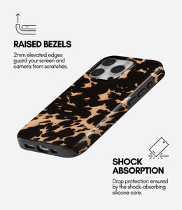 Amber Tortoiseshell Glossy Armoured Case