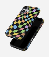 Load image into Gallery viewer, Candy Wave Check Glossy Armoured Case
