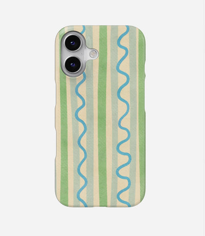 Ocean Breeze Waves Hard Case