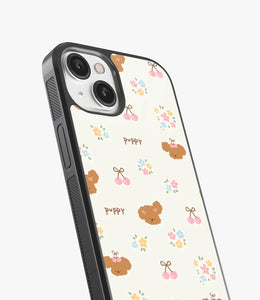Cherry Pup Parade Glass Case
