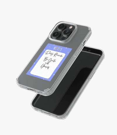 Note To Self Custom Note Silicone Case