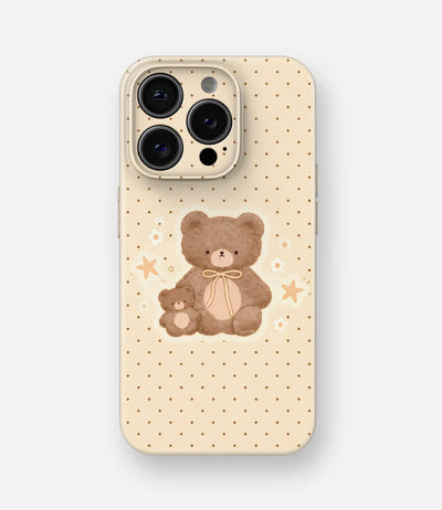 Cocoa Teddy Glossy Hard Case