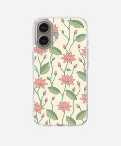 Blush Lotus Silicone Phone Case