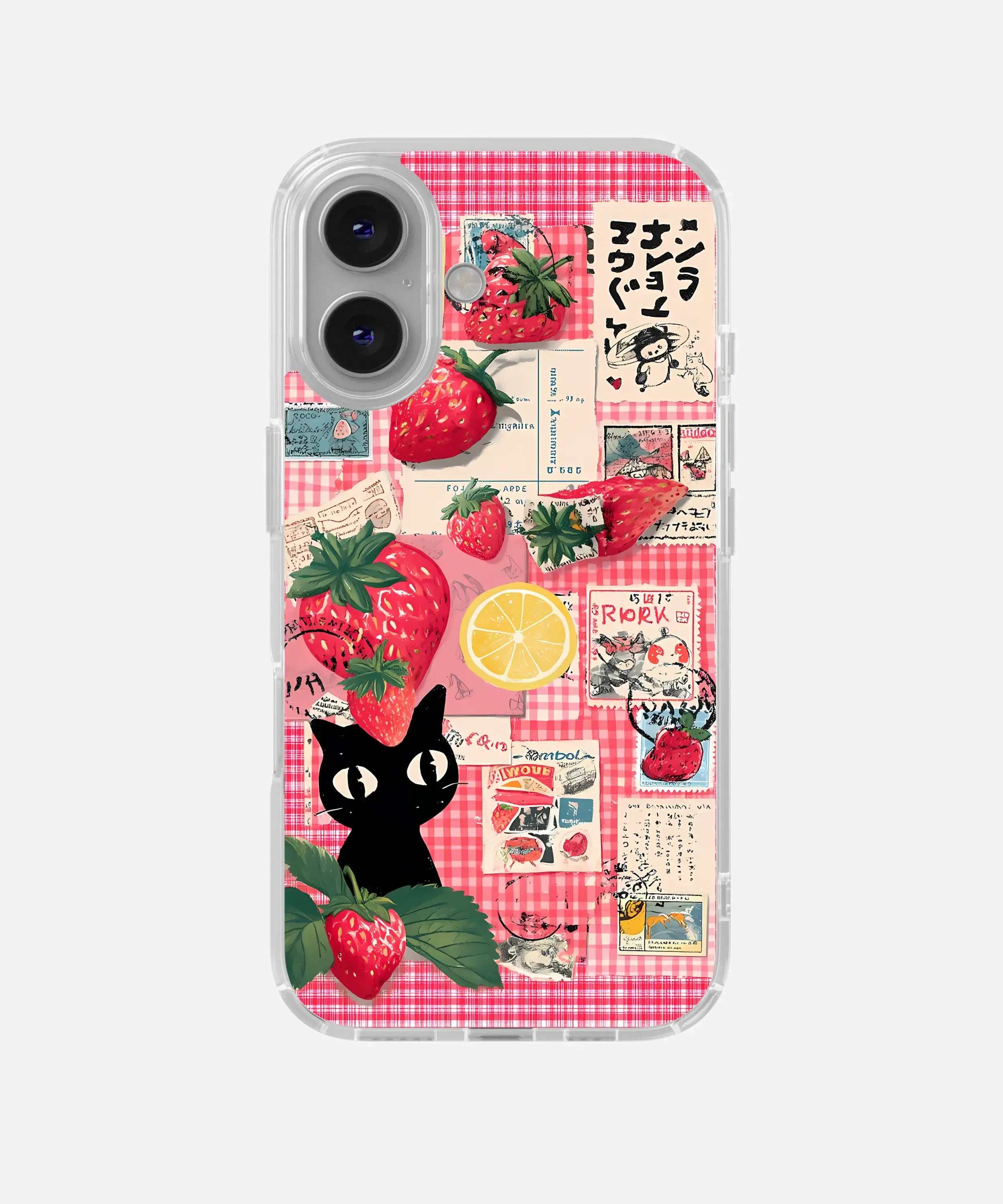 Strawberry Cat Club Silicone Case