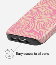 Load image into Gallery viewer, Candy Pink Topo Glossy Armoured Case
