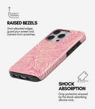 Load image into Gallery viewer, Candy Pink Topo Glossy Armoured Case
