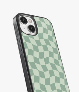 Minty Wave Glass Case