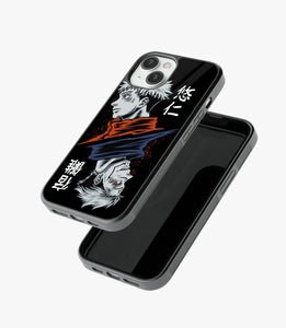 Upside Down Anime Glass Phone Case