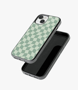 Minty Wave Glass Case