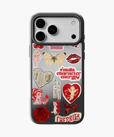 Read Me Red Luxe Mirror Phone Case