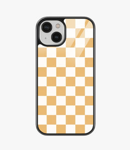 Golden Grid Glass Case