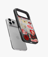 Load image into Gallery viewer, Read Me Red Luxe Mirror Phone Case
