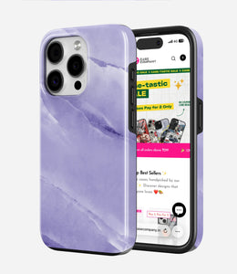 Lavender Quartz Glossy Armoured Case