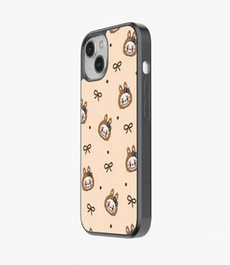 Labubu Latte Blush Glass Case