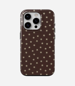 Mocha Stars Glossy Armoured Case