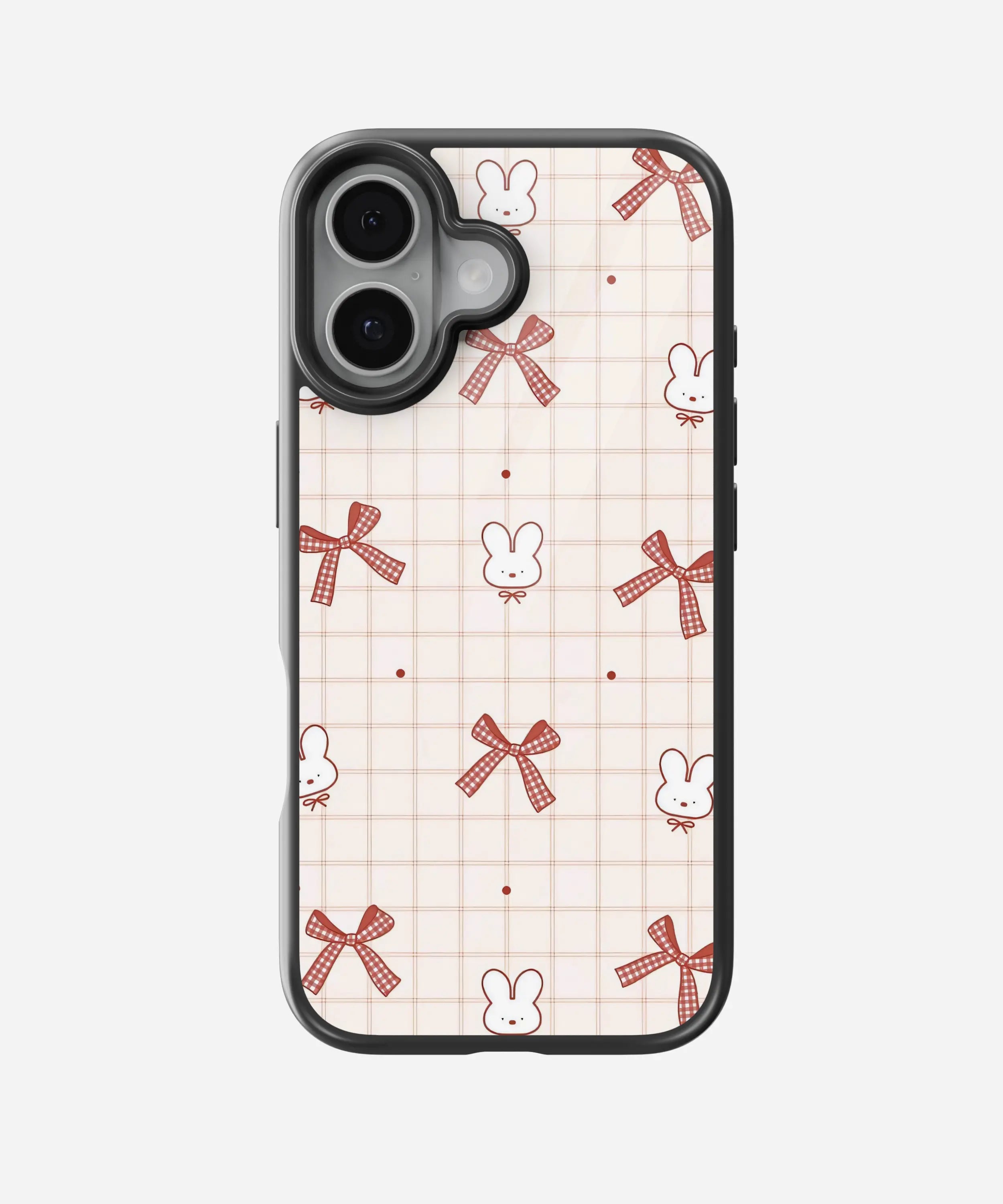 Gingham Hop Glass Case