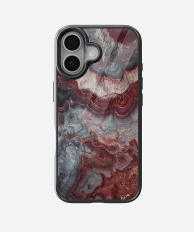 Ruby Marble Glass Case